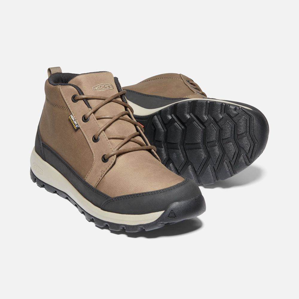 Bottes Chukka Keen Homme Kaki | Glieser Nylon Waterproof | WJCMF-7408